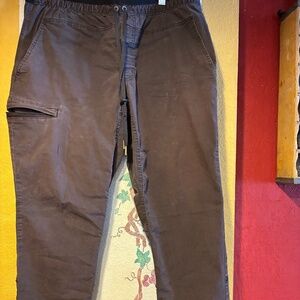 Duluth 38x30 Mens Trading Hikeing Flex outdoor pants Brow